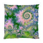 Rose Apple Green Dreams, Abstract Water Garden Cushion Case (Two Sided) 