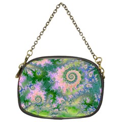 Rose Apple Green Dreams, Abstract Water Garden Chain Purse (Two Sided)  from ZippyPress Back