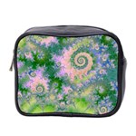 Rose Apple Green Dreams, Abstract Water Garden Mini Travel Toiletry Bag (Two Sides)