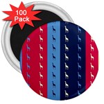 Giraffentapete 3  Button Magnet (100 pack)