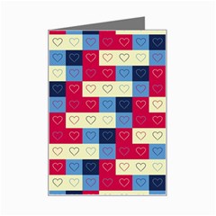 Hearts Mini Greeting Card from ZippyPress Left
