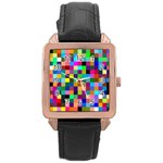 Tapete4 Rose Gold Leather Watch 