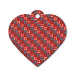 Retro Dog Tag Heart (Two Sided)