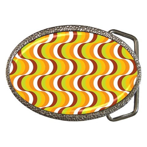 Retro Belt Buckle (Oval) from ZippyPress Front