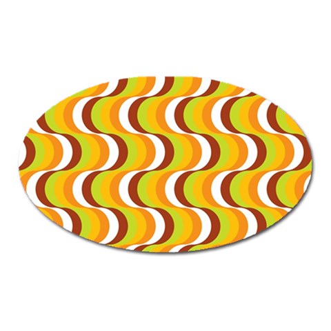 Retro Magnet (Oval) from ZippyPress Front