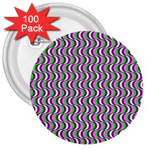 Pattern 3  Button (100 pack) from ZippyPress Front