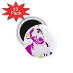 Untitled 3 Colour 1.75  Button Magnet (10 pack)