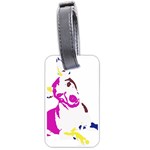 Untitled 3 Colour Luggage Tag (One Side)