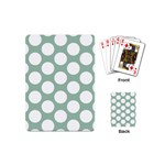 Jade Green Polkadot Playing Cards (Mini)