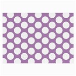 Lilac Polkadot Glasses Cloth (Large, Two Sided)