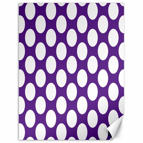 Purple Polkadot Canvas 18  x 24  (Unframed) from ZippyPress 17.8 x23.08  Canvas - 1