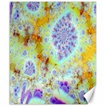 Golden Violet Sea Shells, Abstract Ocean Canvas 8  x 10  (Unframed)