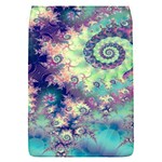 Violet Teal Sea Shells, Abstract Underwater Forest Removable Flap Cover (Small)