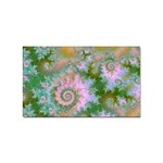 Rose Forest Green, Abstract Swirl Dance Sticker 10 Pack (Rectangle)