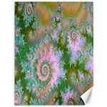 Rose Forest Green, Abstract Swirl Dance Canvas 36  x 48  (Unframed)
