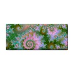 Rose Forest Green, Abstract Swirl Dance Hand Towel