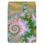 Rose Forest Green, Abstract Swirl Dance Removable Flap Cover (Large)