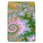 Rose Forest Green, Abstract Swirl Dance Removable Flap Cover (Small)