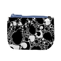 Special Fractal 04 B&w Coin Change Purse from ZippyPress Front