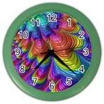 Radiant Sunday Neon Wall Clock (Color)