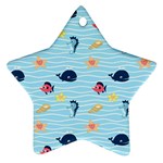 Fun Fish of the Ocean Star Ornament (Two Sides)