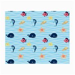 Fun Fish of the Ocean Glasses Cloth (Small, Two Sided)