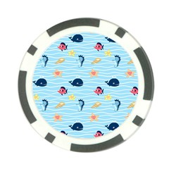 Fun Fish of the Ocean Poker Chip (10 Pack) from ZippyPress Back