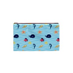 Fun Fish of the Ocean Cosmetic Bag (Small) from ZippyPress Front