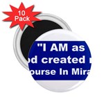God Created 2.25  Button Magnet (10 pack)