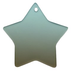 Blue Gold Gradient Star Ornament (Two Sides) from ZippyPress Front