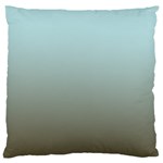 Blue Gold Gradient Large Cushion Case (Single Sided) 