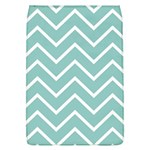 Blue And White Chevron Removable Flap Cover (Large)