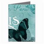 Paris Butterfly Greeting Card (8 Pack)