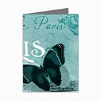 Paris Butterfly Mini Greeting Card (8 Pack)