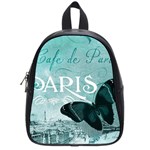 Paris Butterfly School Bag (Small)