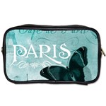 Paris Butterfly Travel Toiletry Bag (Two Sides)