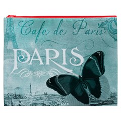 Paris Butterfly Cosmetic Bag (XXXL) from ZippyPress Front