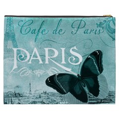 Paris Butterfly Cosmetic Bag (XXXL) from ZippyPress Back