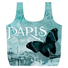 Paris Butterfly Reusable Bag (XL) from ZippyPress Front
