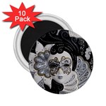 Venetian Mask 2.25  Button Magnet (10 pack)