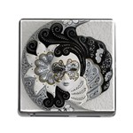 Venetian Mask Memory Card Reader with Storage (Square)