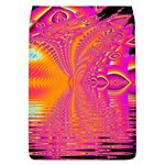 Magenta Boardwalk Carnival, Abstract Ocean Shimmer Removable Flap Cover (Large)