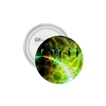 Dawn Of Time, Abstract Lime & Gold Emerge 1.75  Button
