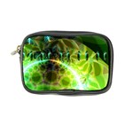 Dawn Of Time, Abstract Lime & Gold Emerge Coin Purse