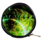 Dawn Of Time, Abstract Lime & Gold Emerge Mini Makeup Case