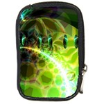 Dawn Of Time, Abstract Lime & Gold Emerge Compact Camera Leather Case