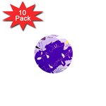 Life With Fibro2 1  Mini Button Magnet (10 pack)