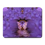 Artsy Purple Awareness Butterfly Small Mouse Pad (Rectangle)
