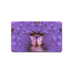 Artsy Purple Awareness Butterfly Magnet (Name Card)