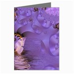 Artsy Purple Awareness Butterfly Greeting Card (8 Pack)